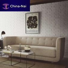 Contemporary sofa VILHELMfabricleathersheepskin