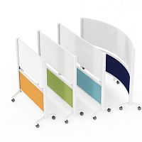 Mobile partition double-glazedfor officesacoustic