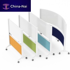 Mobile partition double-glazedfor officesacoustic