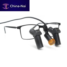 Glasses-type binocular loupe ENM450+MB JD2100with headlamp