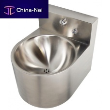 Integrated washbasin IN-STRstainless steelwith mixer tap3-hole