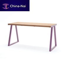 Contemporary table Amagerlarchpowder-coated steel baserectangular