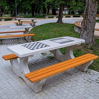 Outdoor chess table 115contemporaryhomefor public space