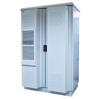 Floor-mounted network cabinet ventilatedmodularoutdoor