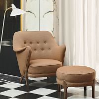 Scandinavian style lounge chair COCKTAIL woolfoampolyester