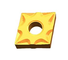 Negative turning insert CNMG-OMFcarbidefor stainless steeldouble-sided