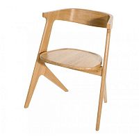 Contemporary chair SLAB : WOD01NA/WOD01BLoutdoorindooroak