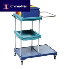 Cleaning trolley SmartCar Basic Pluscommercialplasticmetal