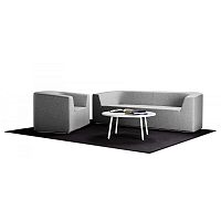 Contemporary sofa CASLONfabricgray2-person