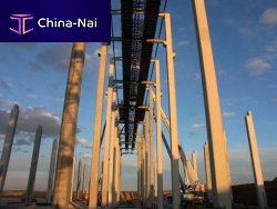 Reinforced concrete prefabricated pillar with control panel