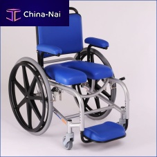 Manual wheelchair Juniorpediatricshowerwith legrest
