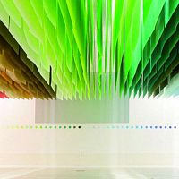 Fiberglass textile membrane A LA CARTE DROPpolyesterpaperfor false ceiling