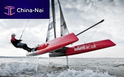 Foiling sport catamaran WHISPERdouble-handeddouble-trapezeasymmetric spinnaker