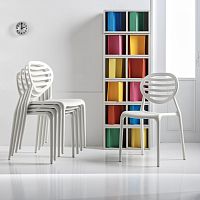 Contemporary dining chair TOP GIOkitchentechnopolymerstackable