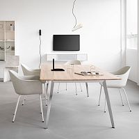 Contemporary dining table JW2010oakwood veneerDouglas fir