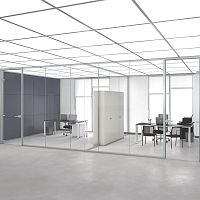 Fixed partition M25glazedcommercialfor offices