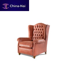 Chesterfield armchair MILANOleatherbergerehigh back