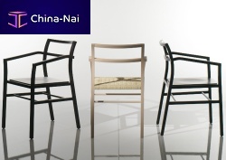 Contemporary chair HARRY'Sindoorsolid woodleather