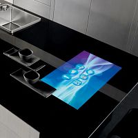 Glass countertop INVISIBLEkitchensquare edge