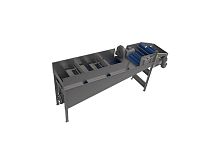 Vegetable washing machine 48Afor fruitbeltrinsing