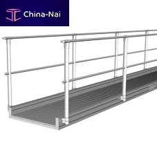 Aluminum footbridge SECURITOIT® STD