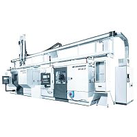 CNC turning center VDF BOEHRINGER VDF CXinclined bedfor automotive applicationsfor crankshafts