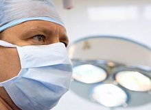 Adult surgical mask TenderGuardsky blue3-plynon-woven