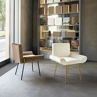 Contemporary chair VANITYindoorfabricleather