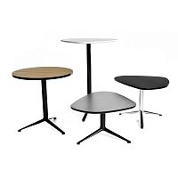 Contemporary pedestal table KEIMDFsteelmetal base