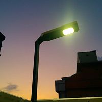 Solar lamp post REFA-Lgardencontemporaryaluminum