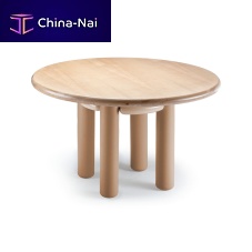 Contemporary dining table KAIwalnutlacquered woodmarble