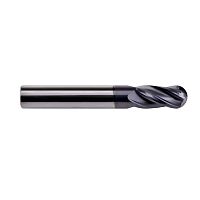 Milling cutter with TiAlN coating 1530 series end millball nosesolid