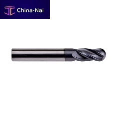 Milling cutter with TiAlN coating 1530 series end millball nosesolid