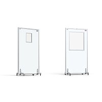 X-ray radiation shielding screen mobilewith window2.00 mm