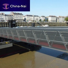 Dock gangway floatingaluminumwith handrails