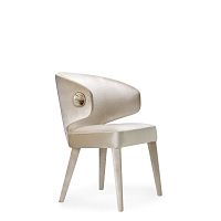 Contemporary chair CIRCEindoorfabricleather