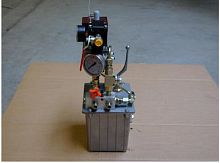 Air-driven hydraulic power unit mobile