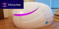 Isolation tank with chromotherapy lamps Dreampod V2with sonotherapy speakers