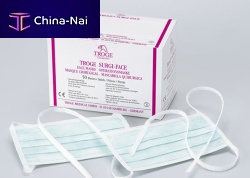 3-ply surgical mask SURGI-FACEpolypropylenebox of 50disposable