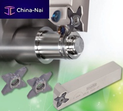 Grooving insert TETRACUT series