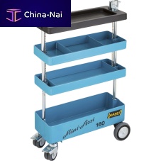 Work station cart 160STplasticwire mesh platformshelf