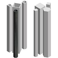 Steel profile 209R, 209S seriesindustrial