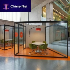 Pivoting/sliding partition SONSmodularaluminumPVC