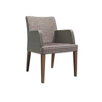 Traditional chair DARWINindoorfabricwooden base