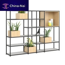 Wall-mounted shelving system KADOself-supportingminimalistwooden