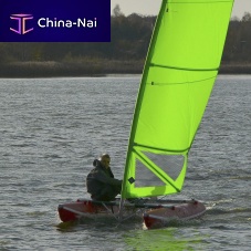 Inflatable sport catamaran Ducky-13single-handedcatboat
