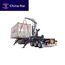 Side-loader trailer 195 Sflatbed3-axletowed