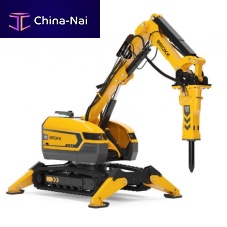 Remote-controlled demolition robot Brokk 500+