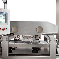 Chocolate depositor 800-20multi-headfor chocolate chipsin-line