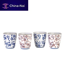 Porcelain cup JAPANESE DOT SET4